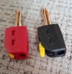 Banaan stekkers met snelsluiting 10A, Ophalen of Verzenden, Nieuw, Minder dan 2 meter, Luidsprekerkabel