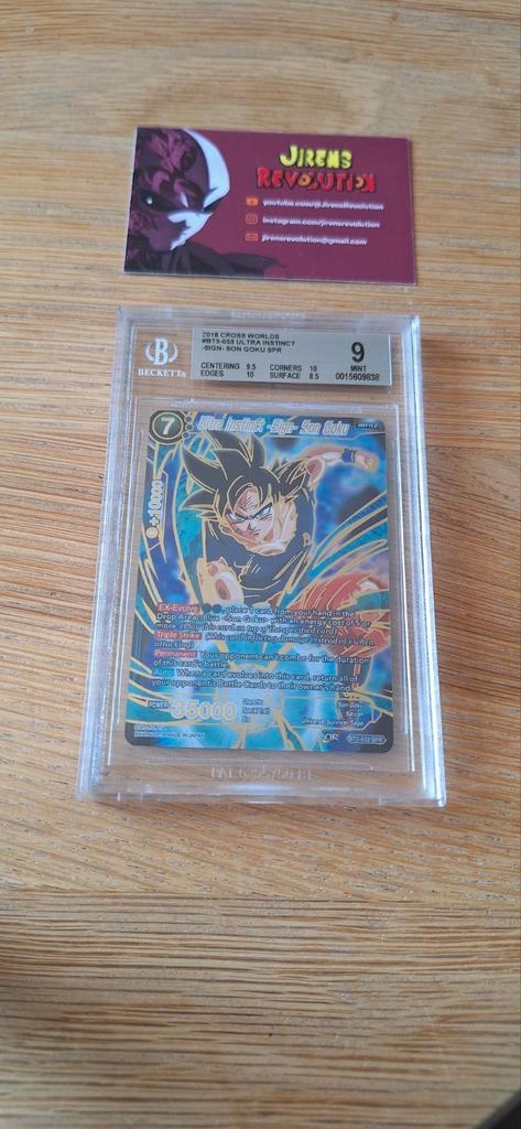 Son Goku Ultra Instinct SPR BGS 9, Hobby en Vrije tijd, Verzamelkaartspellen | Overige, Zo goed als nieuw, Ophalen of Verzenden