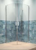 Douchecabine 90x90x195 kwartrond, Ophalen of Verzenden, Nieuw, Glas, Douche