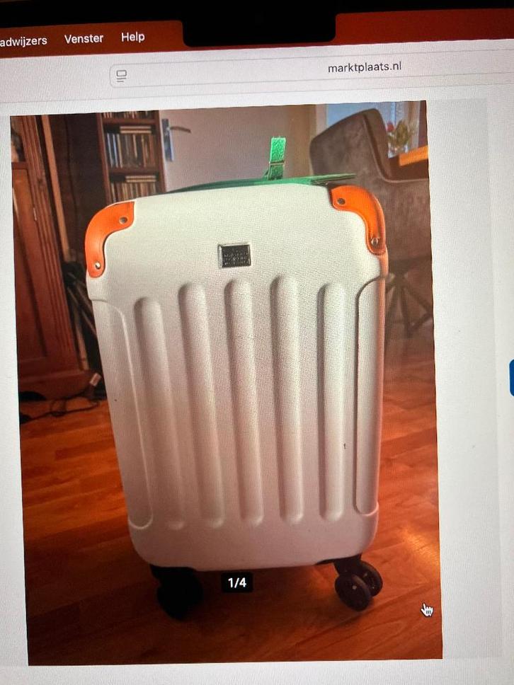 koffers 2x postcode loterij 1x Delsey, Sieraden, Tassen en Uiterlijk, Koffers, Nieuw, Hard kunststof, Minder dan 50 cm, Slot, Wieltjes