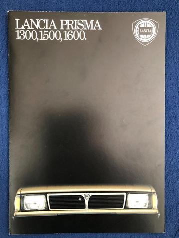 Lancia Prisma 1300, 1500, 1600 uitklapfolder 1983 beschikbaar voor biedingen