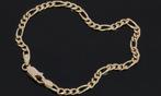 Luxe figaro schakel 14 karaats gouden dames armband fraai