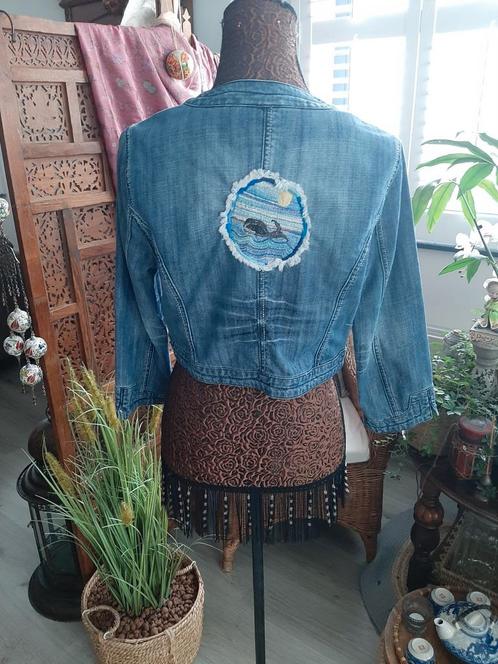 STREET ONE!Superleuk geborduurd Vintage spijkerjasje mt M, Kleding | Dames, Jasjes, Kostuums en Pakken, Zo goed als nieuw, Maat 38/40 (M)