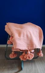 Roze handgemaakte pompom plaid, Ophalen of Verzenden, Nieuw