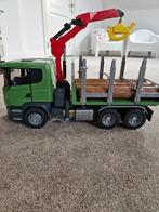 Scania houtvrachtwagen bomenvrachtwagen, Ophalen, Zo goed als nieuw