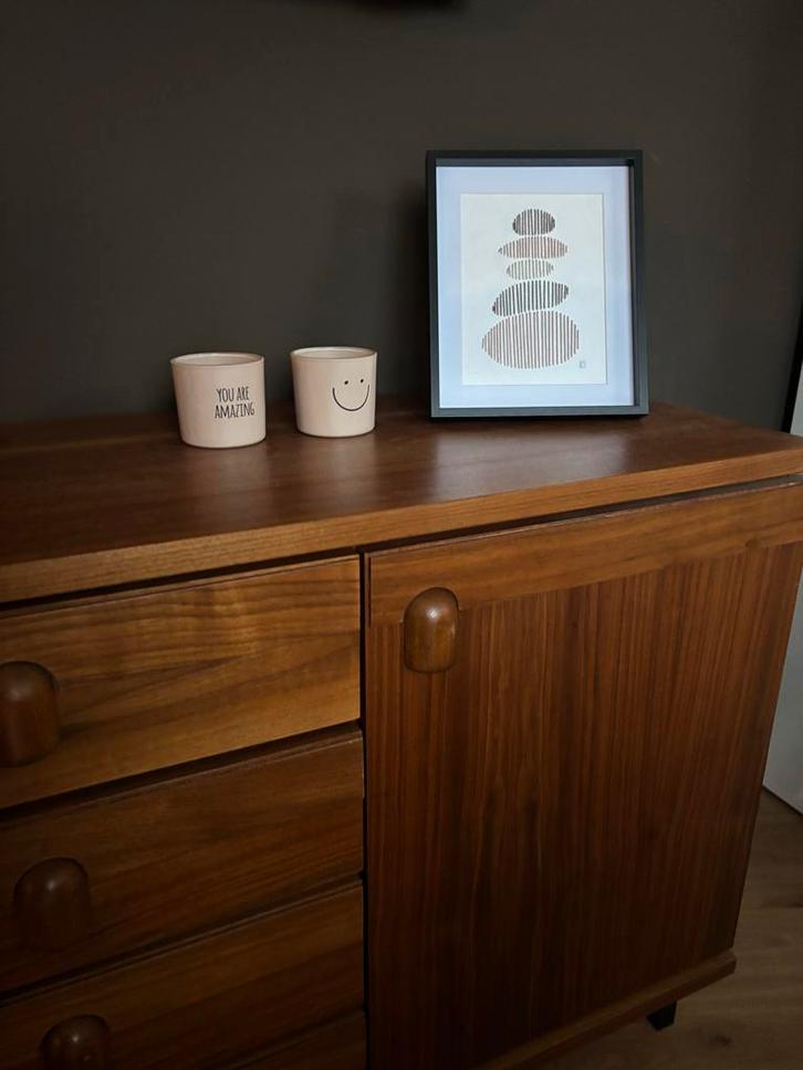 Vintage prachtige kast dressoir tv meubel, Huis en Inrichting, Kasten | Dressoirs, Gebruikt, 100 tot 150 cm, 50 tot 75 cm, Met lade(s)