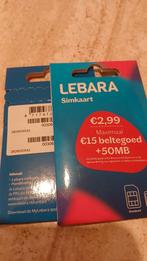 Lebara Simkaart  0626000542 Uitstekend top nummer, Telecommunicatie, Prepaidkaarten en Simkaarten, Verzenden, Nieuw, Overige providers