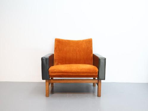 Vintage fauteuil | Inge Ekström | Pastoe |, Huis en Inrichting, Fauteuils, Gebruikt, Hout, Kunststof, 50 tot 75 cm, 75 tot 100 cm