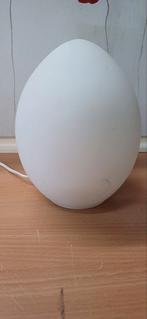 vianne tafellamp egg melkglas, Ophalen, Gebruikt, Glas, EGG