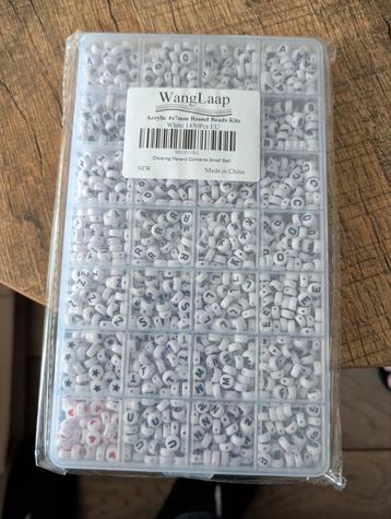 Nieuwe WangLaap Letterkralen Set - 1450 stuks beschikbaar voor biedingen