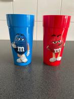 2 bekers van M&M’s, Overige materialen, Gebruikt, Overige typen, Ophalen of Verzenden