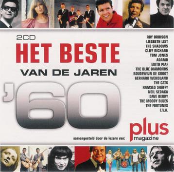 Het beste uit de jaren 60 - 2 cd's - PLUS magazine beschikbaar voor biedingen