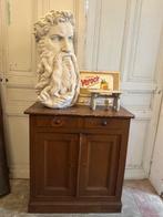oud beeld antiek plaster baard groot decoratie, Verzenden