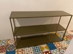 Metalen sidetable met 3 planken, goudkleurig, Ophalen, Zo goed als nieuw