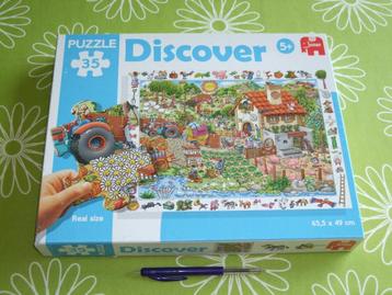 Discover puzzel - Boerderij - 35 stukjes beschikbaar voor biedingen