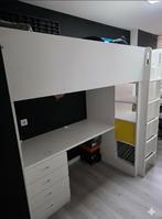 IKEA Hoogslaper met Bureau, Ophalen, Gebruikt, 90 cm, Eenpersoons