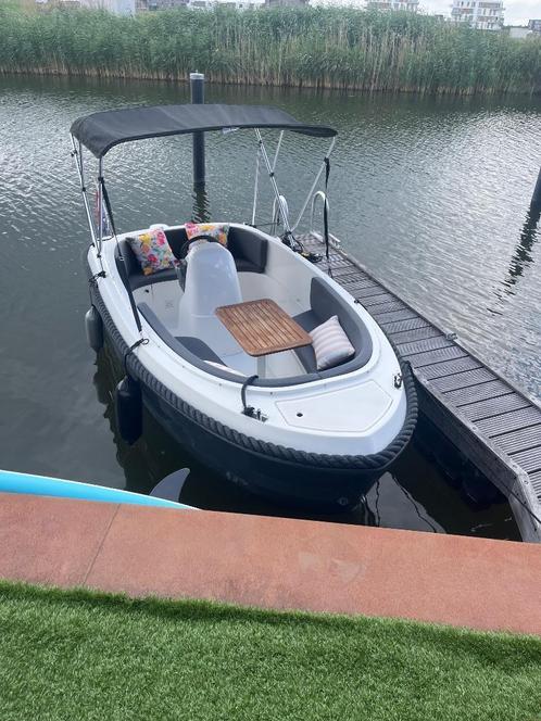 Prachtige Oud Huijzer 471 Tender met afdekhoes, vaarklaar, Watersport en Boten, Sloepen, Zo goed als nieuw, Tot 10 pk, 3 tot 6 meter