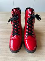 Rieker veterboots in de kleur rood, maat 39, Ophalen of Verzenden, Zo goed als nieuw, Rood