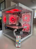 Witte gaming pc RYZEN 5 5500, Ophalen, Zo goed als nieuw, Luchtkoeling