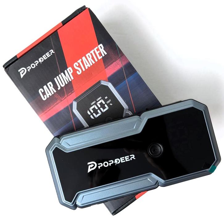 3-in-1 jump starter/powerbank/zaklamp (start booster PD-J01), Auto diversen, Jumpstarters, Nieuw, Ophalen