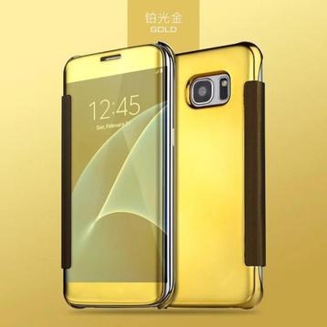 Clear View Cover voor Galaxy S6 _ Goud beschikbaar voor biedingen