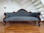 Victoriaanse Chaise Longue, ca. 1870, Gebruikt, 150 tot 200 cm, Driepersoons, 75 tot 100 cm