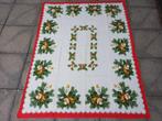 vintage kersttafelkleed, Diversen, Ophalen of Verzenden, Gebruikt