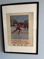 Vintage posters Viking schaatsen, Met lijst, Ophalen of Verzenden, Sport, A1 t/m A3