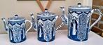 3 Porseleinen Lange Lijs Koffie Thee Potten - 1Koop Samen€30, Antiek en Kunst, Antiek | Servies los, Ophalen of Verzenden
