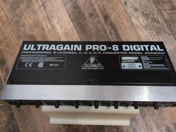 Behringer Ultragain Pro-8 Digital ADA8000 beschikbaar voor biedingen