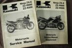 Kawasaki Ninja ZX-6 ZZ-R600 ZZ-R500 1990 1993 service manual, Motoren, Ophalen of Verzenden, Kawasaki
