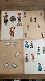 Antieke poezieplaatjes, Verzamelen, Poesieplaatjes, Ophalen of Verzenden