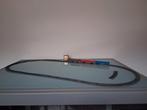Vintage modelspoor en locomotief en twee wagons., Overige merken, Gelijkstroom, Ophalen of Verzenden, Gebruikt