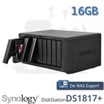 NAS Synology DS1817+ 16GB refurbished, Info@synology.com, Synology, Refurbished, Ophalen of Verzenden