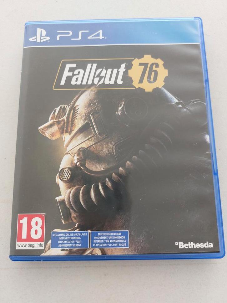 Fallout 76 PS4, Spelcomputers en Games, Games | Sony PlayStation 4, Gebruikt, Role Playing Game (Rpg), 3 spelers of meer, Vanaf 18 jaar