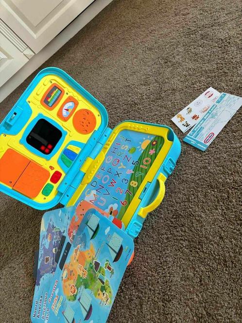 Little tikes reiskoffer met leeractiviteiten *zgan, Kinderen en Baby's, Speelgoed | Educatief en Creatief, Zo goed als nieuw, Elektronica