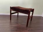 Vintage Deens design voetenbank/kruk, Ophalen, Minder dan 50 cm, 50 tot 75 cm, Rechthoekig