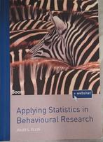 Jules L. Ellis - Applying statistics in behavioural research, Ophalen of Verzenden, Zo goed als nieuw, Jules L. Ellis