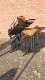 J.W. Koch stapelstoelen metalen stoelen 10 stuks, Ophalen, Gebruikt