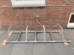 Fietsenrek voor 7 fietsen hoog laag constructie, Ophalen, Gebruikt