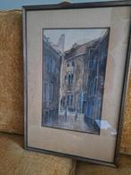 Johan van Deventer - Stadsgezicht Aquarel, Ophalen