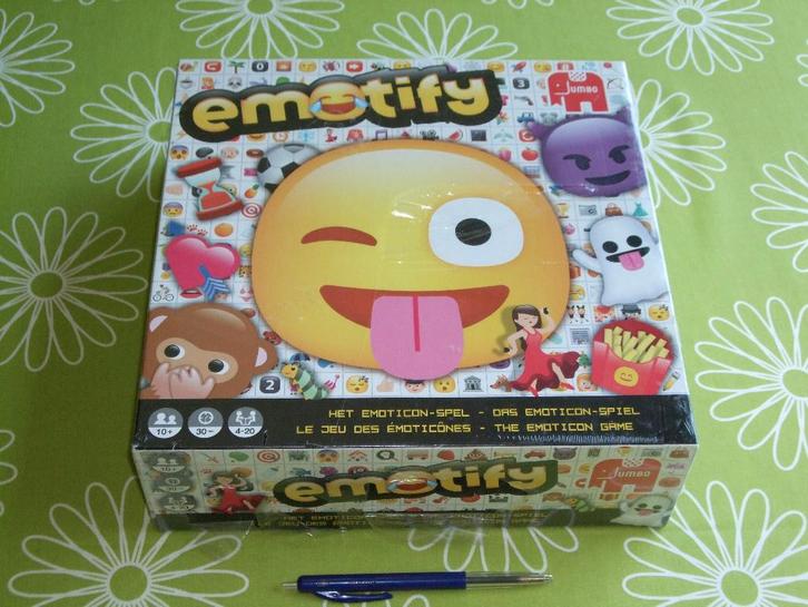Nieuw in seal: Emotify - het emoticon spel, Hobby en Vrije tijd, Gezelschapsspellen | Bordspellen, Nieuw, Een of twee spelers