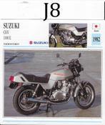 Mk1135 motorkaart j8 suzuki gsx 1100 e ( 1982 ), Ophalen of Verzenden, Zo goed als nieuw, Motoren