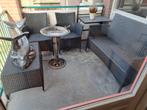 Tuinmeubel set - Overloon, 4 zitplaatsen, Kunststof, Gebruikt, Bank