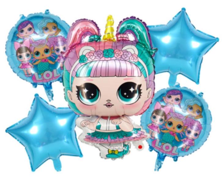L.O.L. / LOL Surprise Doll - Folie Ballonnen Set / Ballon, Hobby en Vrije tijd, Feestartikelen, Nieuw, Versiering, Verjaardag