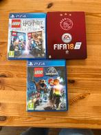 PS4 Games: Lego Harry Potter, Jurassic World, FIFA 18, Spelcomputers en Games, Ophalen of Verzenden, Gebruikt, Avontuur en Actie