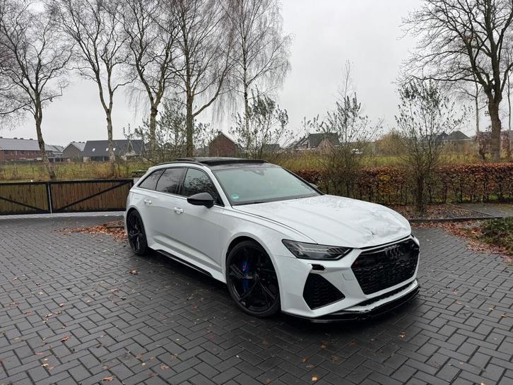 Audi RS6 4.0 TFSI Quattro Keramisch Panorama HeadUp 2024 B&O, Auto diversen, Schadeauto's, Audi, Automaat, Benzine, Stationwagon