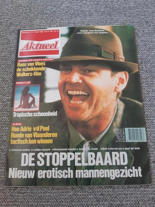 16.Aktueel 1986. Jack Nicholson. Adrie van der Poel. Ivo Spa, Verzamelen, Tijdschriften, Kranten en Knipsels, Tijdschrift, 1980 tot heden