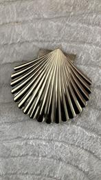 Gouden onderzetter schelp, Ophalen of Verzenden, Zo goed als nieuw, Overig