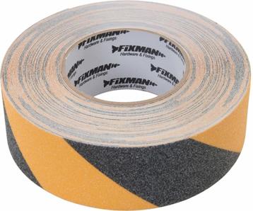 set van 2  Fixman Antislip tape  18 meter zwart/geel beschikbaar voor biedingen